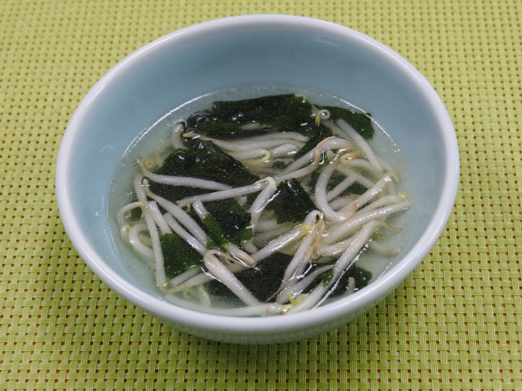 家庭料理 酢豚 ほうれん草の海苔ナムル わかめともやしのスープ 広島の料理教室 カルチャー教室 広島クッキングスクール
