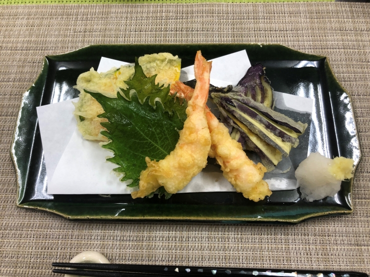 家庭料理 簡単サクサク天ぷら オクラ 長芋 もずくのネバネバサラダ なめこの味噌汁 広島の料理教室 カルチャー教室 広島クッキングスクール